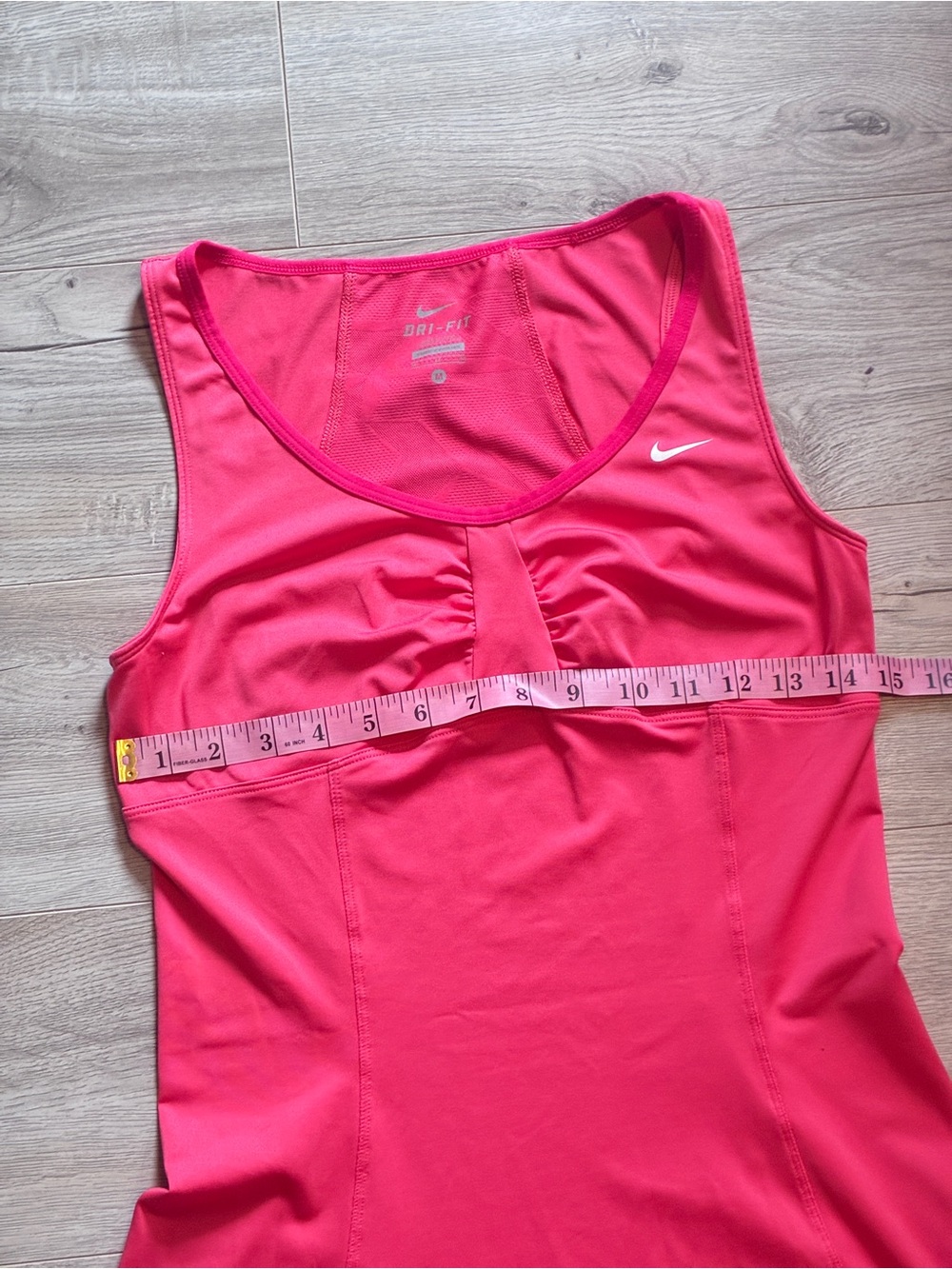 Nike Dri-FIT Pink Tennis Dress Pleated Hem Athletic Court Dress Size M - Picture 7 of 8